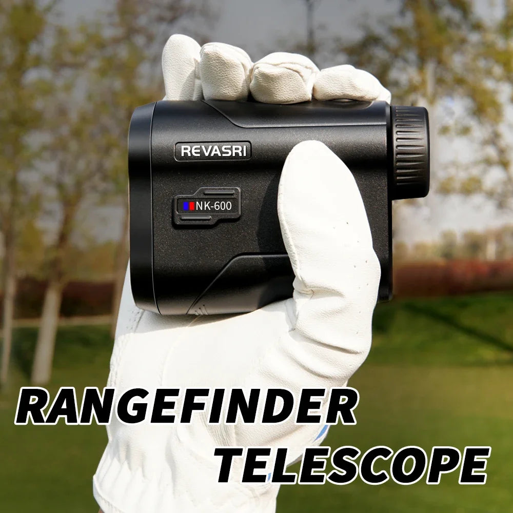 600M/Yard Golf Laser Rangefinder with Slope Compensation Flagpole Lock Vibration USB-C Rechargeable for Golfing
