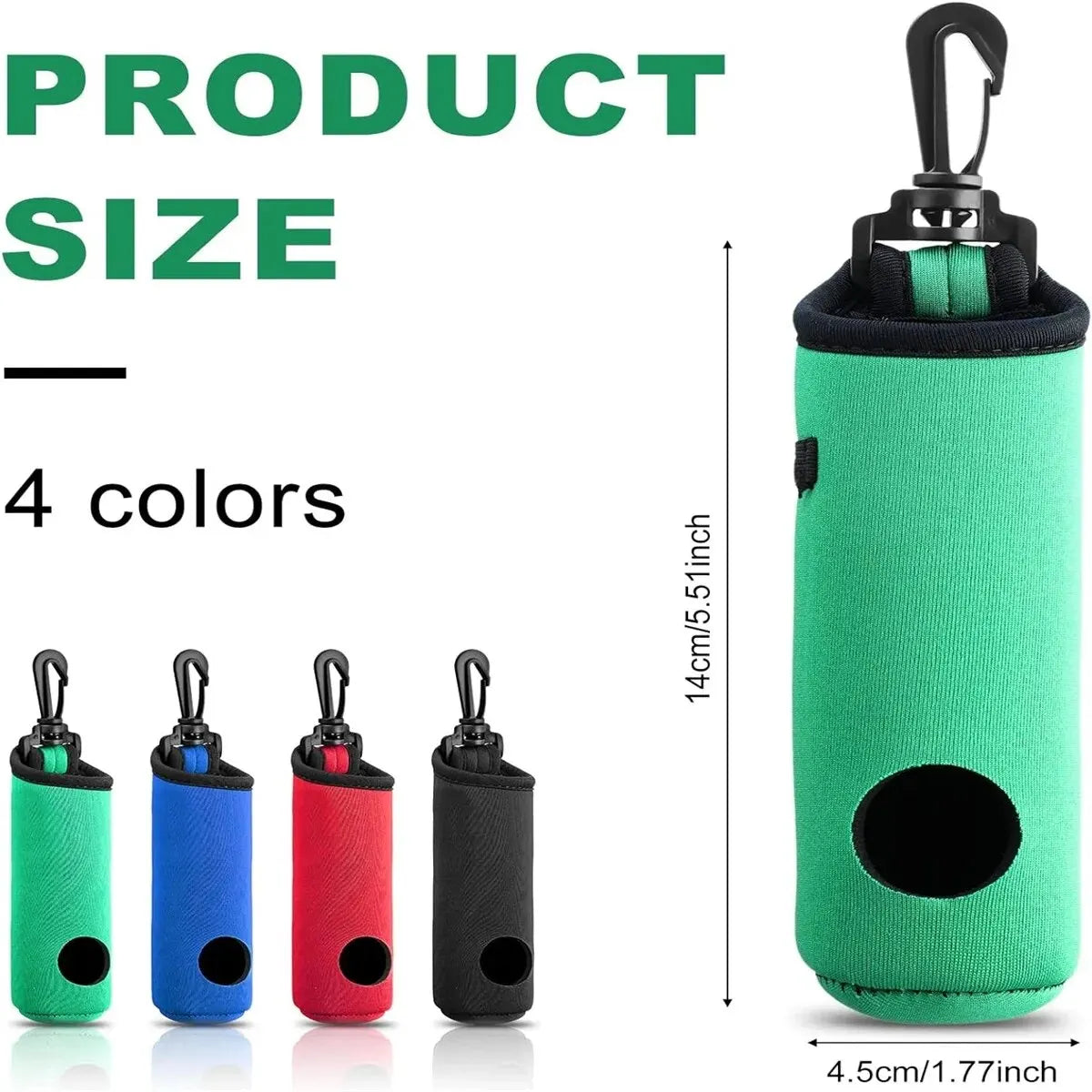 1Pc Golf Tee Holder, Golf Ball Carry Bag Pouch Golf Ball Holder Keychain Belt Clip, Golf Gifts Accessories